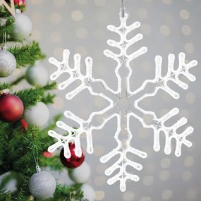 Figura natalizia illuminata 840 lampadine bianco freddo H 55 cm