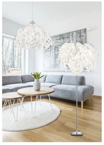 Lampada da terra bianca Leavy, altezza 180 cm - Trio