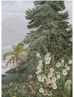 Isidore Leroy Carta da parati panoramica Firone Corail - Panel C