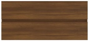 Mobile lavabo rovere marrone 100x38,5x45cm in legno multistrato