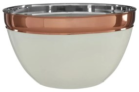 Ciotola in acciaio inox in rame e beige ø 26 cm Prescott - Premier Housewares