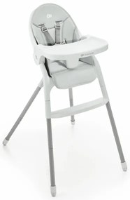 KINDERKRAFT - Sedia da pranzo per bambini 2in1 DINNLY grigio