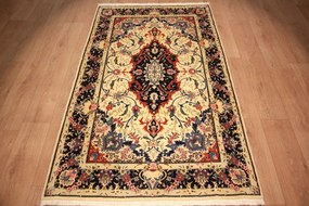 Yazd Tappeto 200x120 (Iran) Annodato A Mano