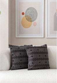 Federe decorative in set 2 pz 43x43 cm Tuffet – Mioli Decor