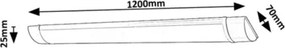 Rabalux 78025 - Lampada LED sottopensile BATTEN LIGHT2 LED/36W/230V 120 cm