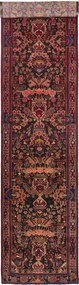 Hamedan Tappeto 110x490 Blu (Iran) Annodato A Mano