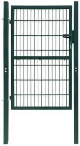 Cancello Da Giardino 2d (singolo) Verde 106 X 230 Cm /
