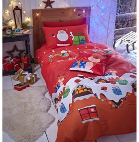 Set copripiumino e federa da bambini rosso per culla 120x150 cm Santa's Christmas Presents – Catherine Lansfield