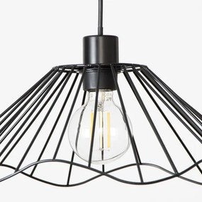 Brilagi - Lampadario LED a sospensione con cavo CERIA WIRE 1xE27/40W/230V Ø 40 cm nero