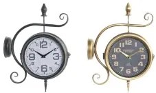Orologio da Parete DKD Home Decor Stagione 29 x 10 x 39,5 cm Ferro Vintage (2 Unità)