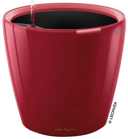 Vaso per piante e fiori Classico Premium LECHUZA in polipropilene rosso H 47 cm Ø 50 cm