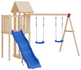 Seggiolini Per Altalena Con Corde 2 Pz Blu 37x15 Cm Polietilene /
