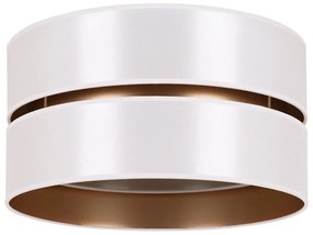 Duolla - Plafoniera DUO 1xE27/15W/230V diametro 40 cm bianco/oro