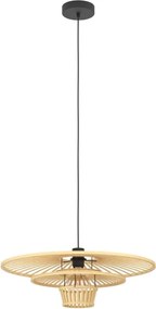 Eglo 44012 - Lampada a sospensione con cavo LYDNEY 1xE27/40W/230V bambù