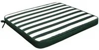 Cuscino per seduta idrorepellente 40x40 in Poliestere cm 40x40x4 - HANK Colore: Verde