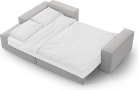 Divano letto angolare grigio chiaro (angolo sinistro) Jodie - Micadoni Home