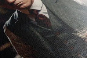 Quadro su tela – Gangster nel bar di whisky