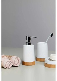 Set di accessori da bagno bianco in ceramica Bamboo - Wenko