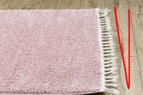 Tappeto BERBER 9000 rosa Frange berbero marocchino shaggy - PRODOTTO DI SECONDO GRADO