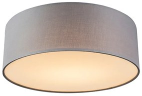 Plafoniera grigia 30 cm con LED - Drum LED