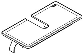 GROHE 26362LN1 - EUPHORIA Ripiano da 150 mm, bianco