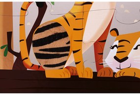 Puzzle Tattile - una Giornata Allo Zoo - 20 pezzi
