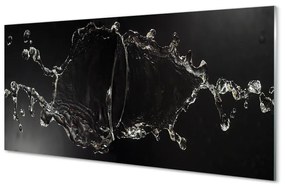 Quadro in vetro acrilico Gocce d'acqua 100x50 cm