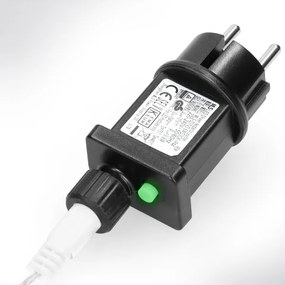 Brilagi - Catena LED per esterni, 200 LED, 8 funzioni, 13 m, IP44, bianco freddo