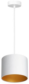 Lampadario a sospensione con filo ARDEN 1xE27/60W/230V diametro 18 cm bianco/oro