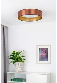 Duolla - Plafoniera LED ROLLER LED/24W/230V diametro 45 cm rame/oro