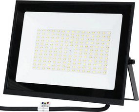 Faro proiettore Led Slim 100W Nero da esterno IP65 Bianco freddo 6500K Aigostar
