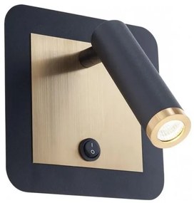 Redo 01-3092 - Luce Spot da parete a LED CLOSER LED/6W/230V nero