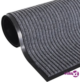 vidaXL Zerbino Grigio PVC 120 x 180 cm