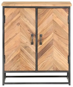 Credenza 60x35x70 cm in legno massello di acacia