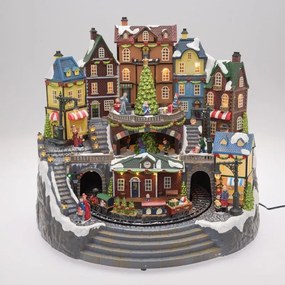 Villaggio di Natale H 38 cm