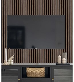 Set di pannelli acustici 2 pz 60x240 cm Walnut – House Nordic