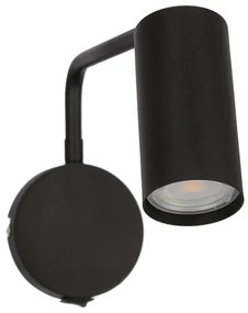 Lampada da muro  TINA 1xGU10/15W/230V nera