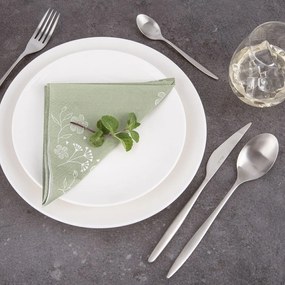 Posate argentate in acciaio inox 24 pz – Orion