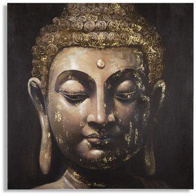 Dipinto Buddha su Tela - 100x3x100 cm