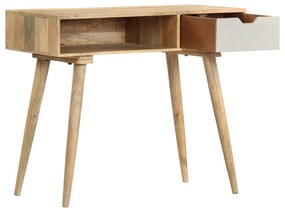 Tavolo consolle 89x44x76 cm in legno massello di mango