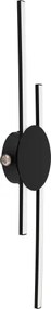 Eglo 902123 - Applique LED da parete VENTICELLO LED/20W/230V + LED/0,91W nero