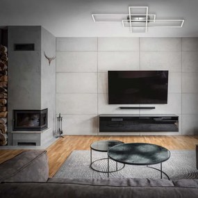 Plafoniera LED Frame argento IP20