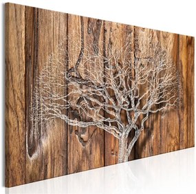 Quadro Tree Chronicle (1 Part) Narrow  Colore Marrone, Dimensioni e Misure 135x45