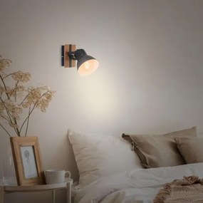 Briloner 2742-015 - Faretto da parete RETRO 1xE27/25W/230V nero