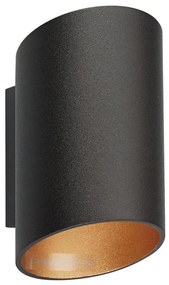 Zuma Line 50603-BK/GD-N - Applique SLICE 1xG9/40W/230V nero/oro