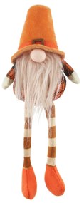 Gnomo autunno gambemolli 41 cm righe