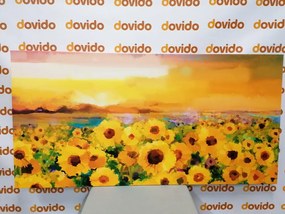 Stampa su tela – Campo di girasoli