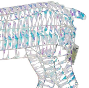 Lampada da terra natalizia arcobaleno a forma di cervo 60 cm LED incl. - Niji