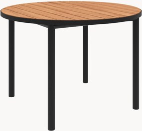 Tavolo da giardino rotondo con piano in legno di teak Kirra