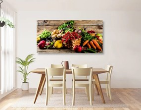 Stampa su tela – Frutta e verdura fresca